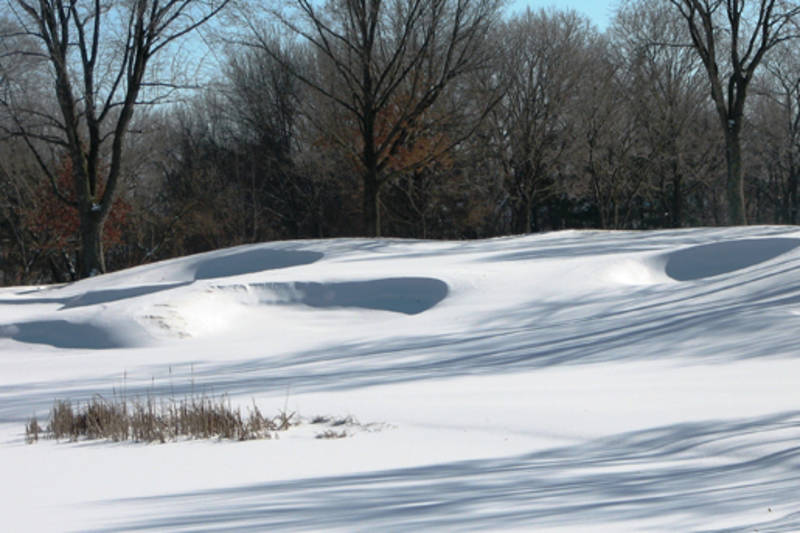 USGA's tweet image. Even with snow on the ground, there's still plenty of work going on at your golf course. spr.ly/6013Bw5PP