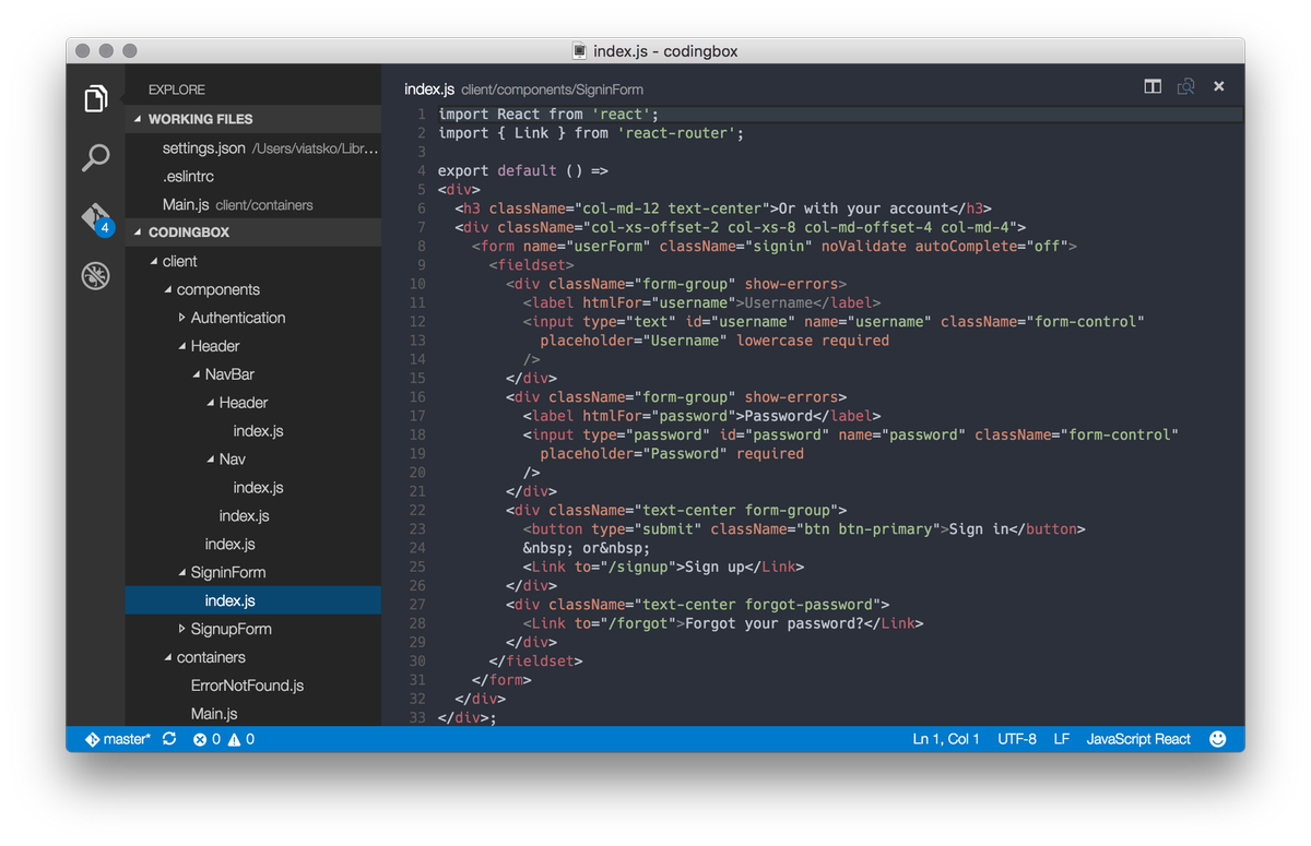 codingboxio's tweet photo. Setting up VS Code for web development by @viatsko https://t.co/vJTc7Cr9IH #javascript #programming #webedev https://t.co/hw4Ob2HGbE