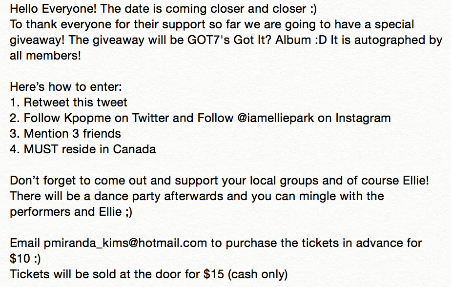 kpopmeent's tweet photo. GOT7 Signed Album Giveaway! *Canadian Residents Only* Remember to check out our event on fb! https://t.co/2XK5K7ZTYu https://t.co/eWuJqo02MA