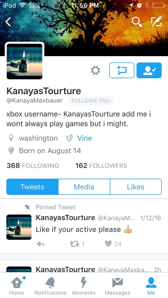 Follow @KanayaMaxbauer