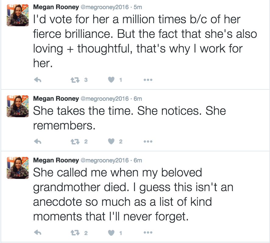 teddygoff's tweet photo. Really worth reading the epic tweetstorm @megrooney2016 just wrote about @HillaryClinton. https://t.co/UHdxVUp3cB