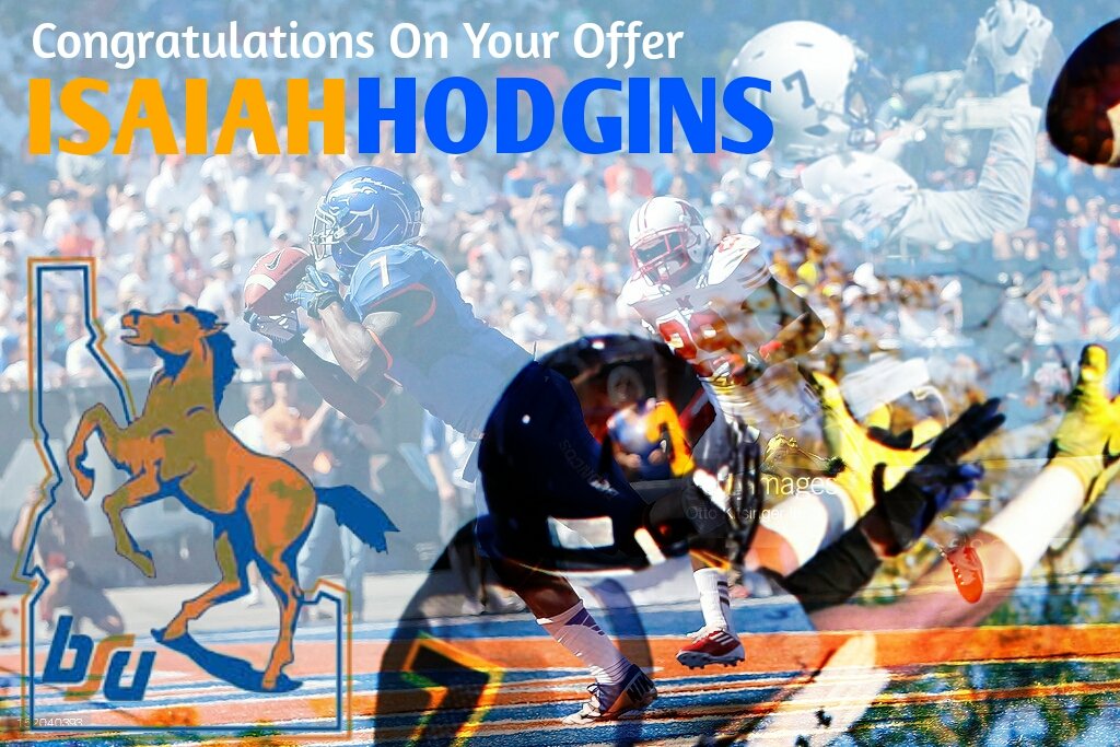 JamesHodgins42's tweet image. Congrats to @IsaiahHodgins on his offer from #BSU #BlueReign @BereanEagles #Soar @junioradams13 @CoachMarks_BSU