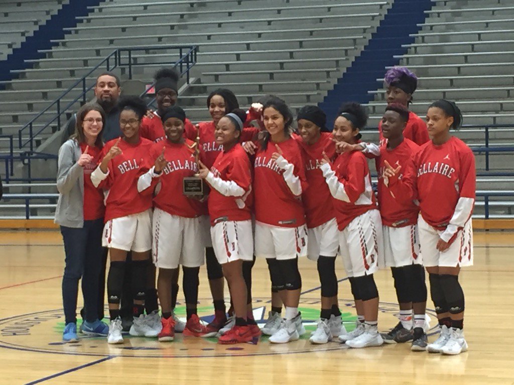 yrmoody's tweet photo. @BellaireHigh Lady Cards closed out undefeated (14-0) season against Milby 60-13 to win District Championship https://t.co/NCHgPrGf4j