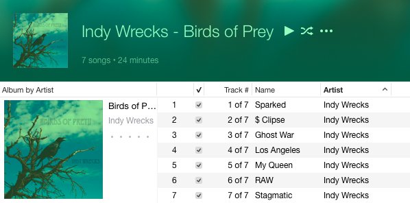 IndyWrecks's tweet photo. Birds Of Prey tomorrow!

#Instrumental #IndyWrecks #birdsofprey https://t.co/LUFY9mTyJ2
