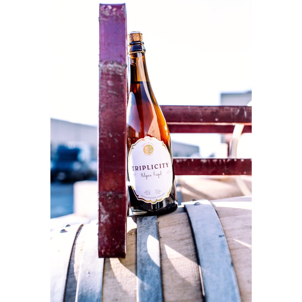 FourWindsBrewCo's tweet image. TRIPLICITY Belgian Tripel / Fermented with Lillooet Wild Sage honey. Bottles in the tasting room and around town.