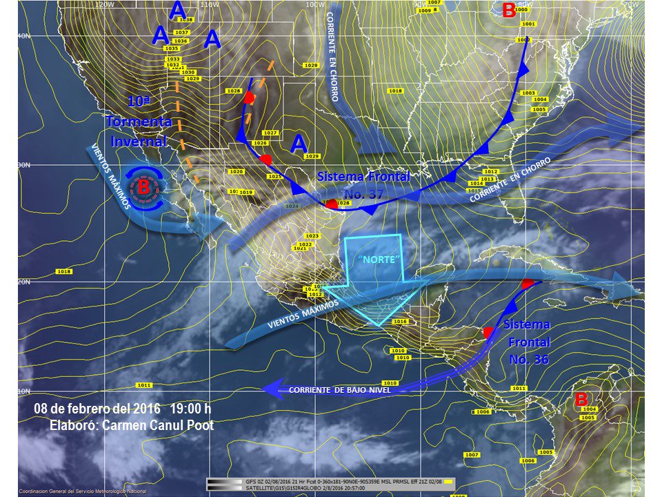 Pronostican más lluvias de lo habitual durante febrero y marzo - CavGuQ7UUAAfJ04