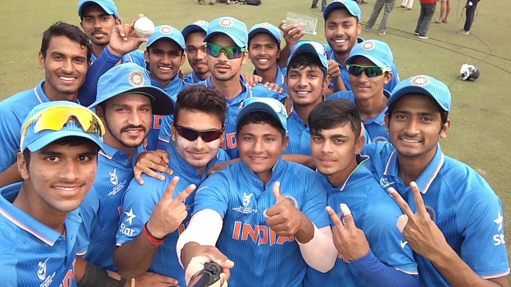 #IndU19 will play #SriLankaU19 in the 1st Semi Final today. Hope #Indian team make it to the final stage of #U19CWC.