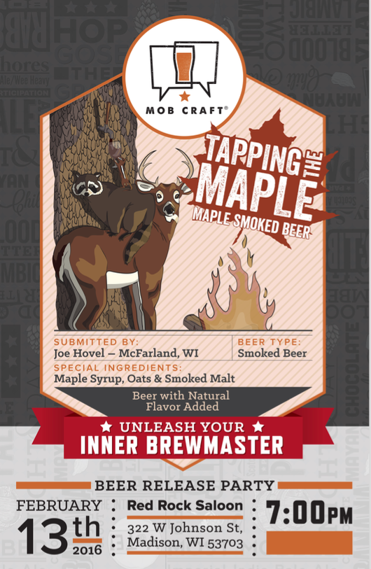 mobcraftbeer's tweet photo. Tapping the Maple Is getting released this Saturday in Madison at the Red Rock Saloon! Come check it out! https://t.co/33MFnFcy4a