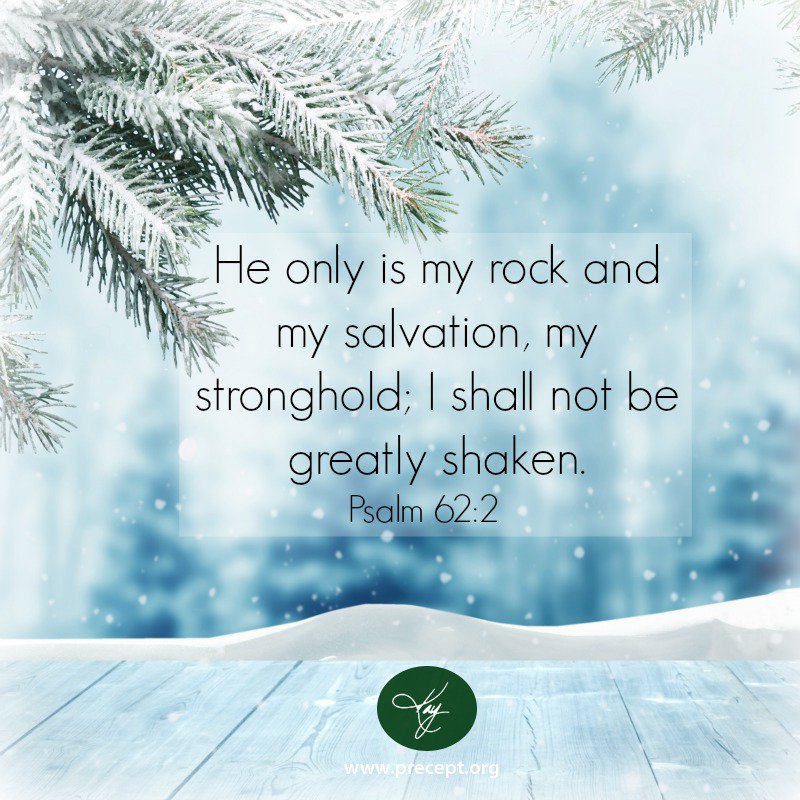 KayArthur's tweet photo. "He only is my rock &amp; my salvation, my stronghold I shall not be greatly shaken." Psalm 62:2 https://t.co/vI1ZXGIsgT https://t.co/7rU9zKFqFs