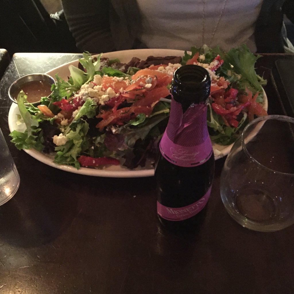 stevencornelius's tweet photo. @juddeder @SaraVonW good food choices. Mini bottles of champagne are a nice touch. #HotDogHasADad https://t.co/PX2ozlwnEU