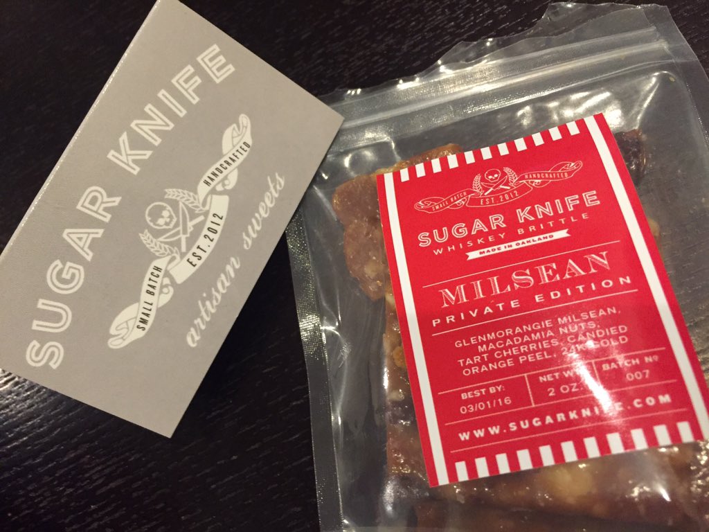 Rare new @GlenmorangieUSA #Milsean #Scotch tastes pretty great in <a href="/sugarknifecandy/">Sugar Knife</a>'s #whisky #brittle #glenmorangie