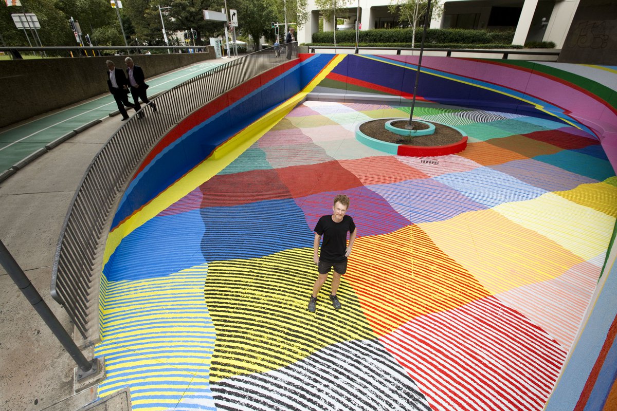 Kent Street underpass is looking a little different... ow.ly/Y6id9 #citywallssydney @Artandaboutsyd