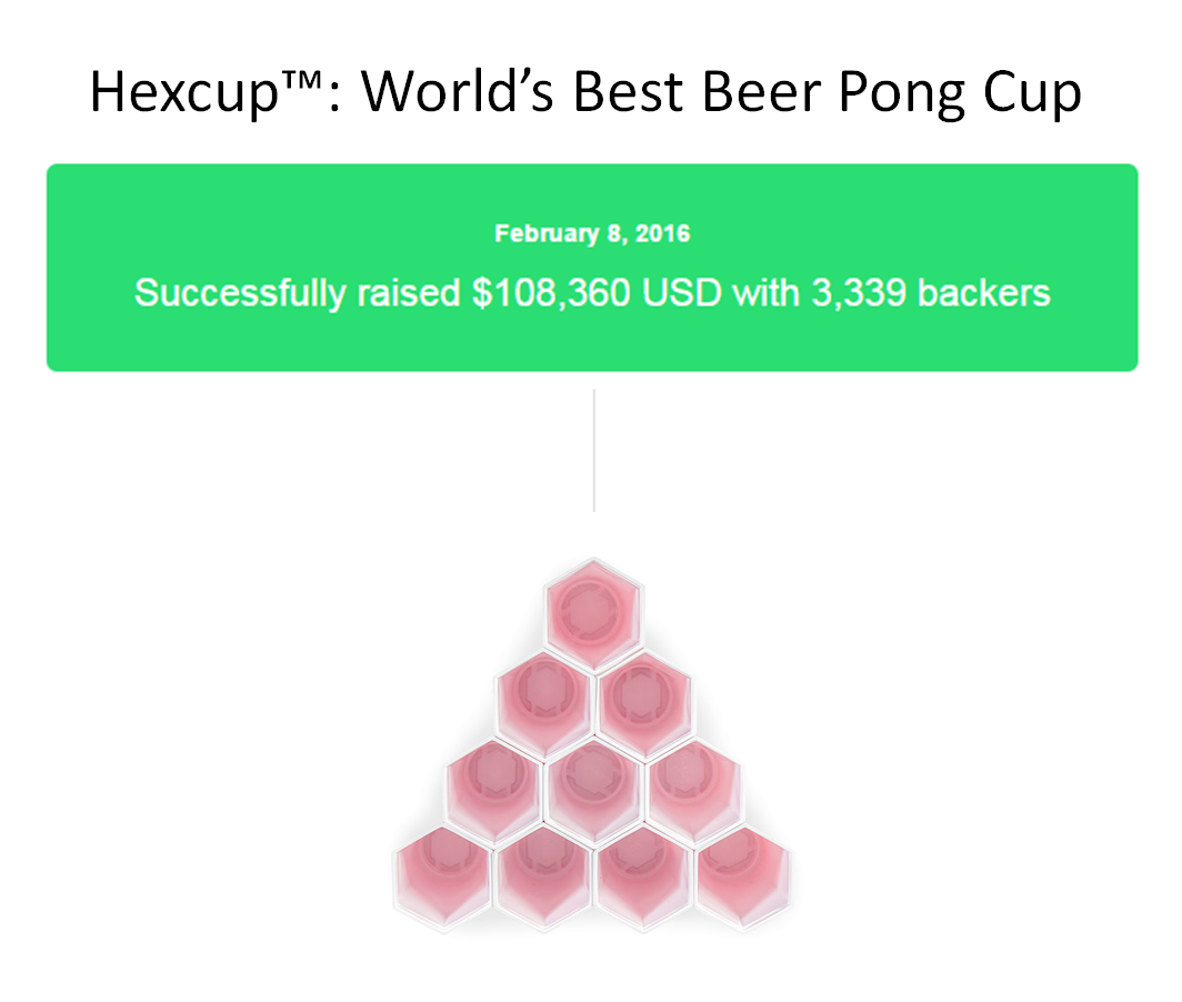 hexcup's tweet photo. Hexcups are going to be a reality! Thanks everybody! #funded #hexcup #largerthanlife #kickstarter https://t.co/wUvOh9yLMa