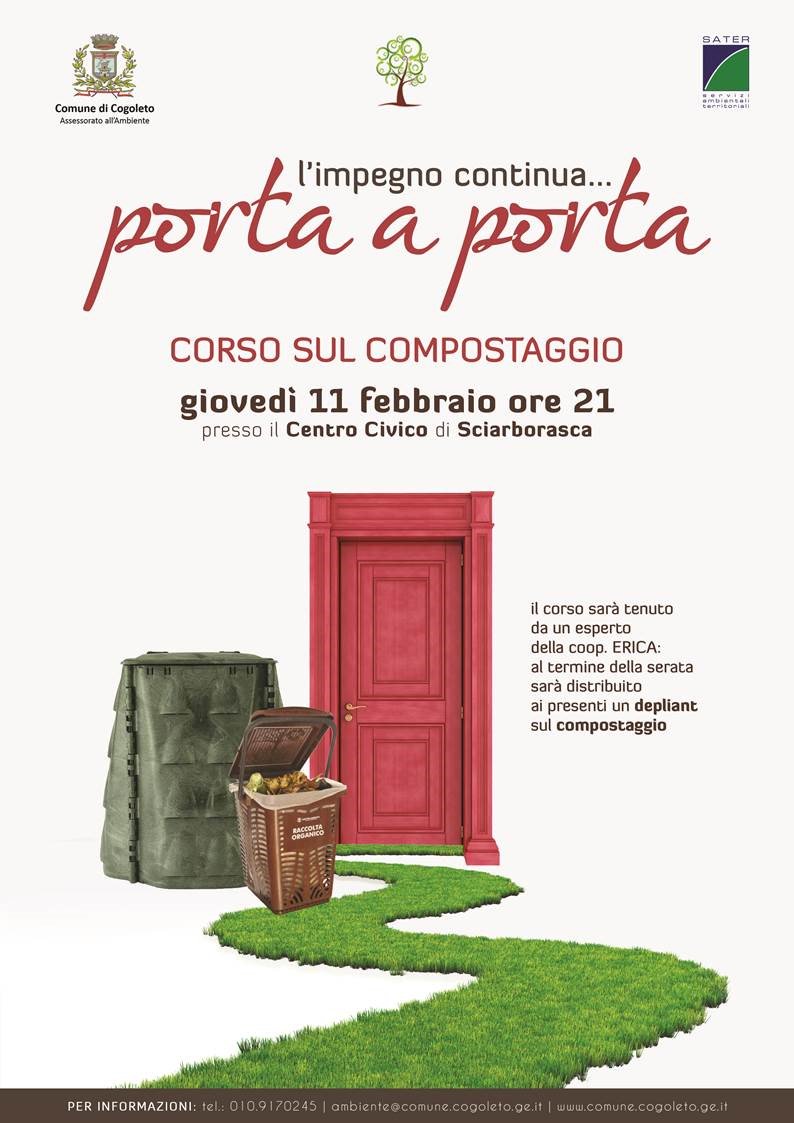 Massimbianchi's tweet photo. Corso di compostaggio domestico  giovedì 11/02 ore 21 a #sciarborasca https://t.co/sJTzauQzdQ #cogoletodifferenzia https://t.co/T5JNuu2QYU