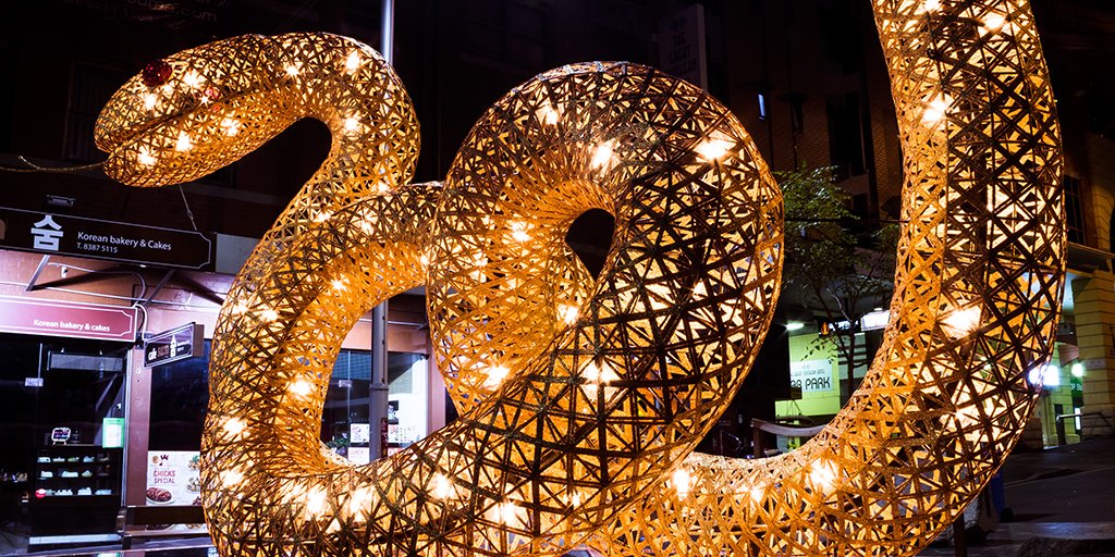 cityofsydney's tweet photo. Take a self-guided tour of #CNYSYD Lunar Lanterns via our free culture walk app https://t.co/LEhY2HWb6d Pic @jaym3s2 https://t.co/hYtxGfcVMX
