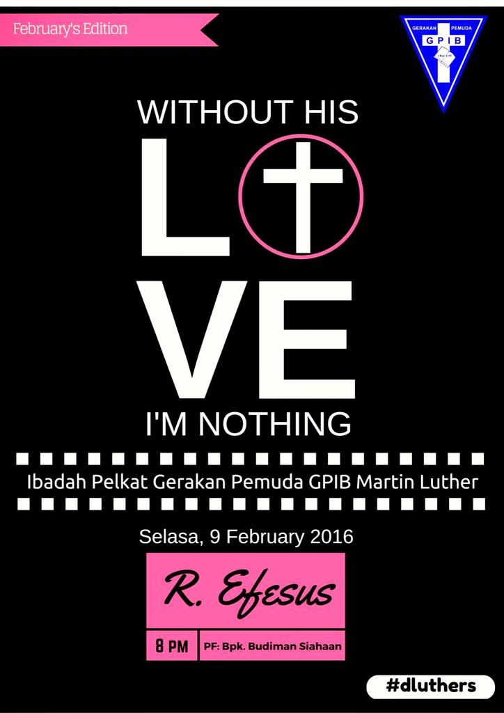 CINTA. 1 kata berjuta makna. Kali ini kita akan sharing BUKAN CINTA BIASA, CINTA TUHAN KEPADA KITA. #dluthers