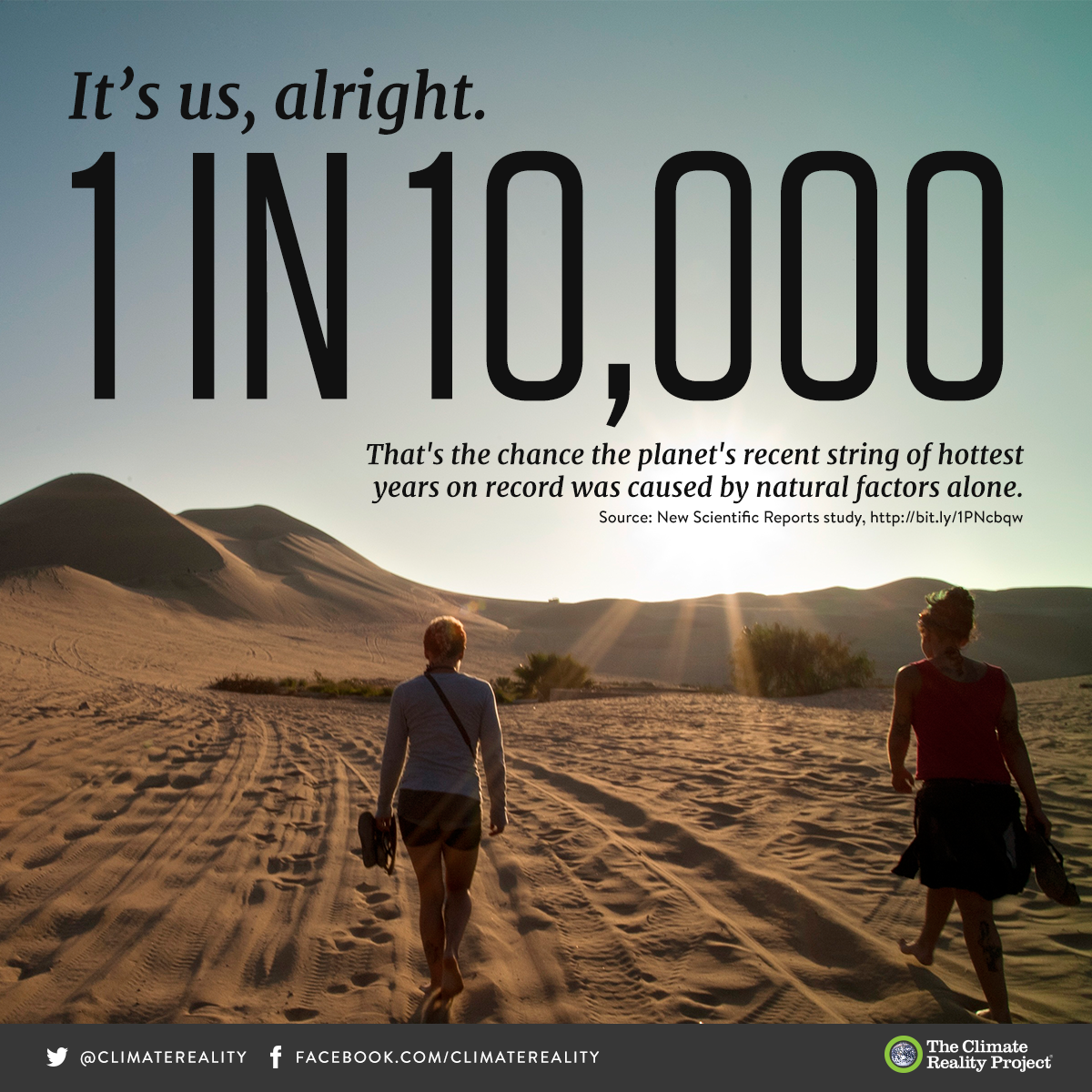 ClimateReality's tweet photo. Climate change is a problem caused by humans that can be solved by humans. Retweet if you agree! https://t.co/OurXmApH7e