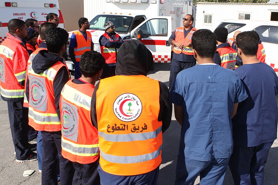 الهلال الأحمر ينفذ خطة فرضية بمشاركة العديد من الجهات بالدمام  shar.es/14vRPC