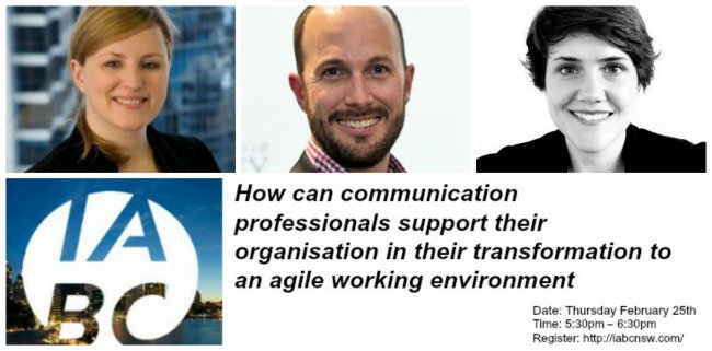 IABCNSW's tweet photo. What is a communicators role in our future work environment? #iabcnsw 25th Feb https://t.co/j3RzeG5HN1 #coworking https://t.co/rejlgzMphL