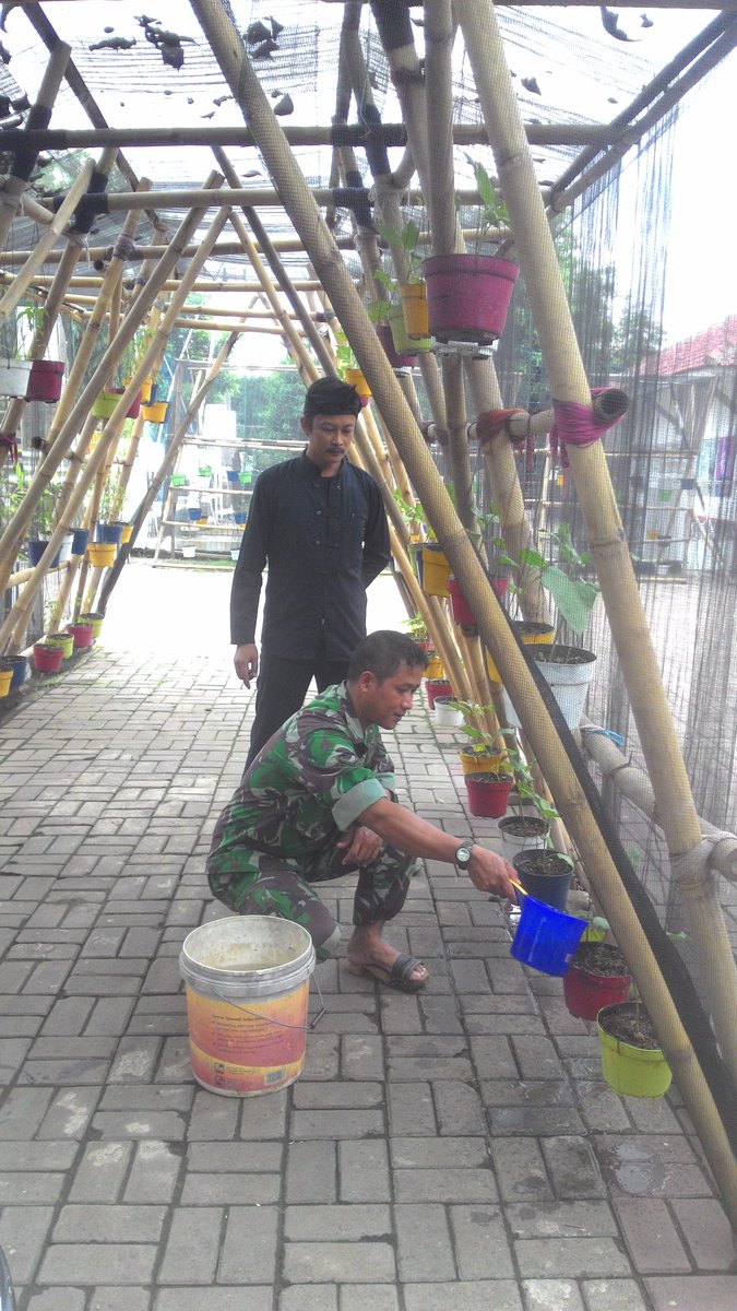 desacilandak's tweet photo. Kades Dan Babinsa membangun Green House didpn kntr desa. @DediMulyadi71 @KecCibatu @polsekcibatuPWK @Pkm_cibatu https://t.co/v9Fb7XjXiW