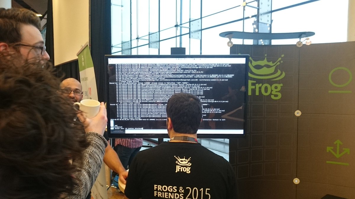 TorrentKatten's tweet photo. Demo devil #jfokus https://t.co/LbZmuQZoLm
