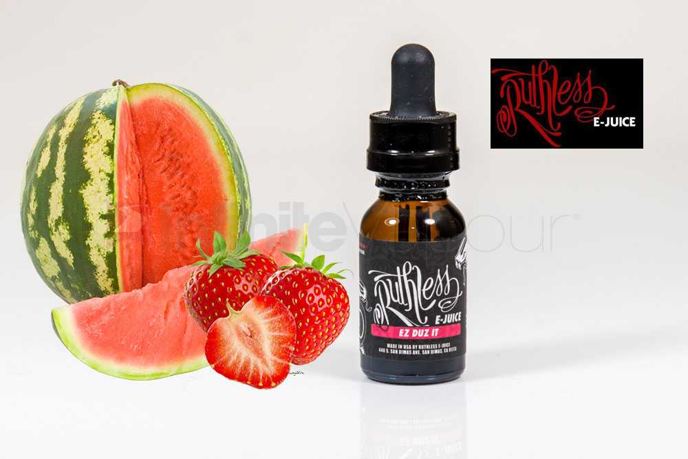 infinitevapour's tweet photo. A concoction of sweet strawberries and refreshing watermelon, E Z Duz It by Ruthless will get to your taste buds. https://t.co/4QeRlk2Uby
