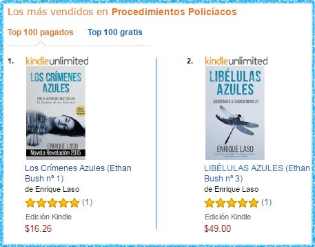 enriquelaso's tweet image. #Amazon #Mexico #Policíaca
#1 LOS CRÍMENES AZULES
#2 LIBÉLULAS AZULES
¡GRACIAS!
LINK&amp;gt;&amp;gt;&amp;gt;tinyurl.com/EthanMEX