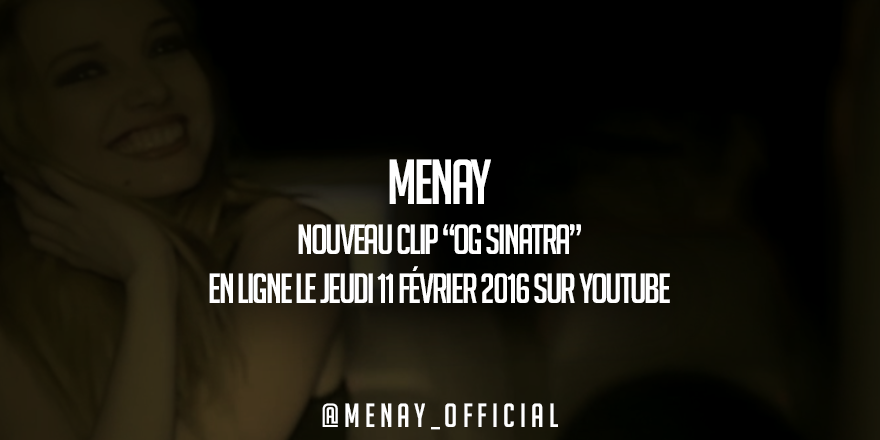 Menay_Official's tweet photo. Nous sommes à deux jours de mon clip.
#OGSinatra apprécié par les gens du milieu. https://t.co/jasKlJPCoS