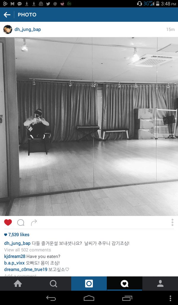 BABYPhilippines's tweet photo. [IG] 160209 Daehyun (dh_jung_bap) posted a photo on IG! https://t.co/KcYbbpeKgO (via: BAP_intl)
