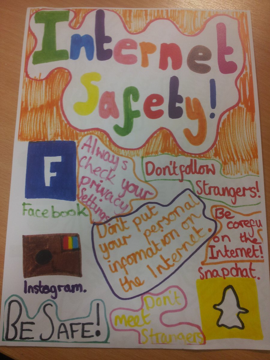 Online Safety Poster For Children