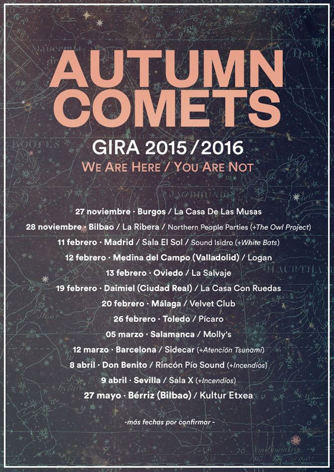 #Indie <a href="/Iberia/">Iberia</a> te invita a <a href="/autumncomets/">Autumn Comets</a> en la <a href="/SalaVelvetClub/">Sala Velvet Club</a> de #Málaga. Participa en url.inmusi.es/8v