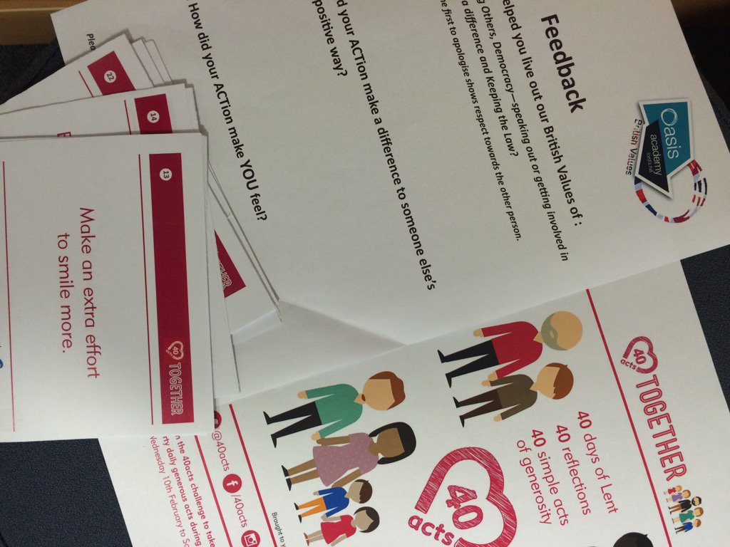 joibbott1's tweet image. The cards are going out. The Lent Challenge is on. @40acts @OasisLordshill #dolentgenerously