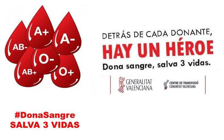 Donación de sangre en #Onil; jueves 11 de febrero 2016, de 17:00 a 20:30 h. en el Centro Cultural. #DonaSangre