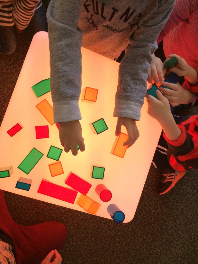 CMelissafc's tweet photo. Exploring shades of light and translucent shapes #FDK #InquiryBasedLearning  #science #math @YRDSB @tdsb https://t.co/Sdcb8r1c6u