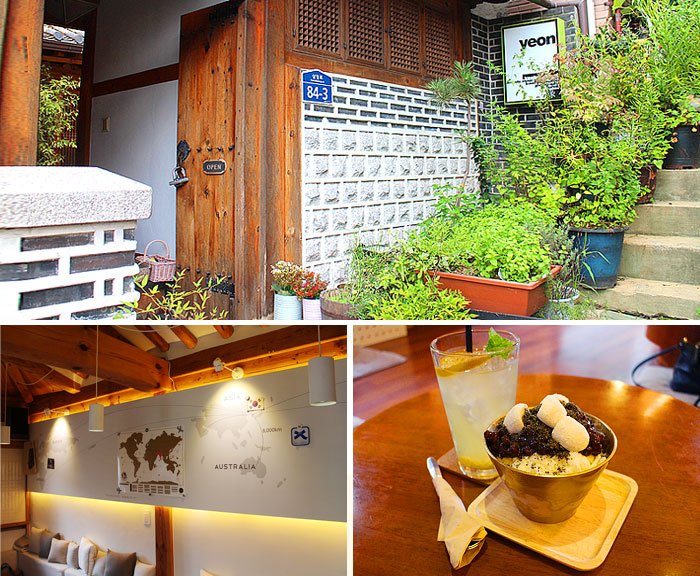 Seoul_Cafe's tweet photo. 3.#hanokcafe ใกล้ๆกันอีกร้านคือ Yeon อยู่ตรงถนนซัมชองดงกิล ร้านนี้มีโรตีกล้วยของไทยเราด้วย 5500 วอน #ที่ชิล https://t.co/BhP7JZB2hd