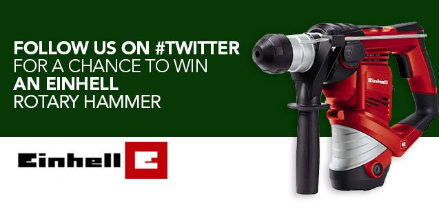 FOLLOW US &amp; RETWEET for a chance to win the below <a href="/EinhellUK/">Einhell UK</a> Hammer #Competition #HaldaneFisher