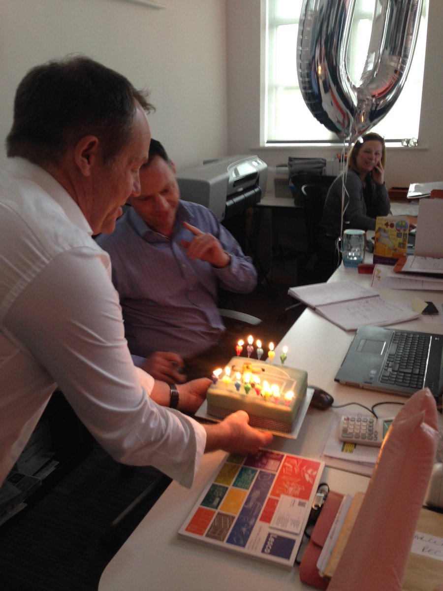 absoluteci's tweet photo. Birthday celebrations in Absolute HQ for our PM Joe who turns the big 40 today!!!!!! #absoluteteam #loveacake https://t.co/eaIkgVrcip