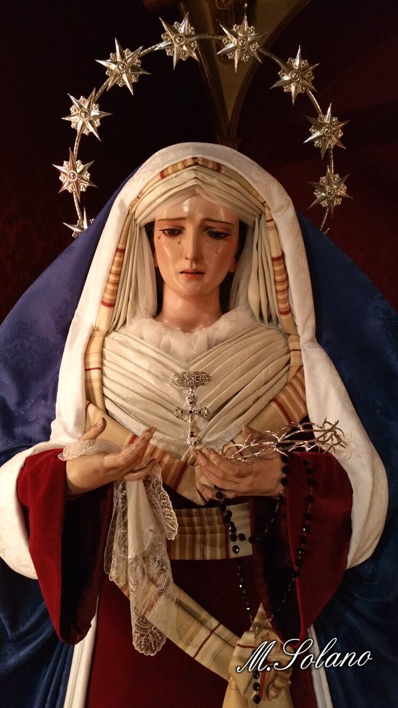 VeraCruzSoledad's tweet photo. Ntra. Sra. de la Soledad ya se encuentra ataviada para la Cuaresma 2016. https://t.co/UXYfwEWshP