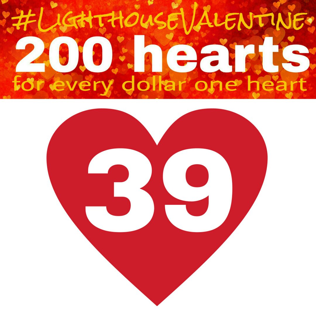 LightCityCenter's tweet photo. We already have 39 hearts! So awesome..! THANK YOU...!! #helplighthouse #... https://t.co/iL18tZW5TT https://t.co/zaVazWrE7H