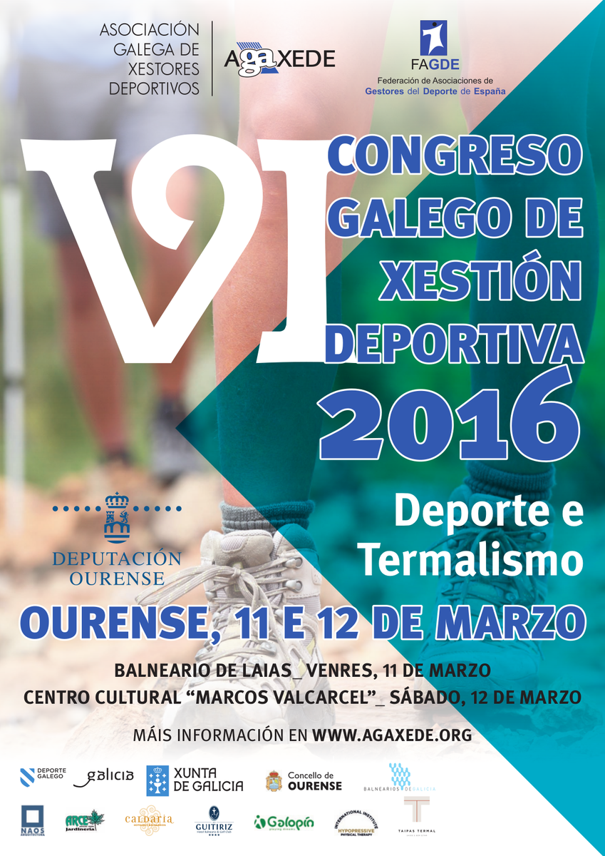 VillasTermales's tweet photo. VI Congreso Gallego de Gestión Deportiva: Deporte y Termalismo
OURENSE, 11 Y 12 DE MARZO: 
https://t.co/07rMOga9gV https://t.co/cjFeHomwTr