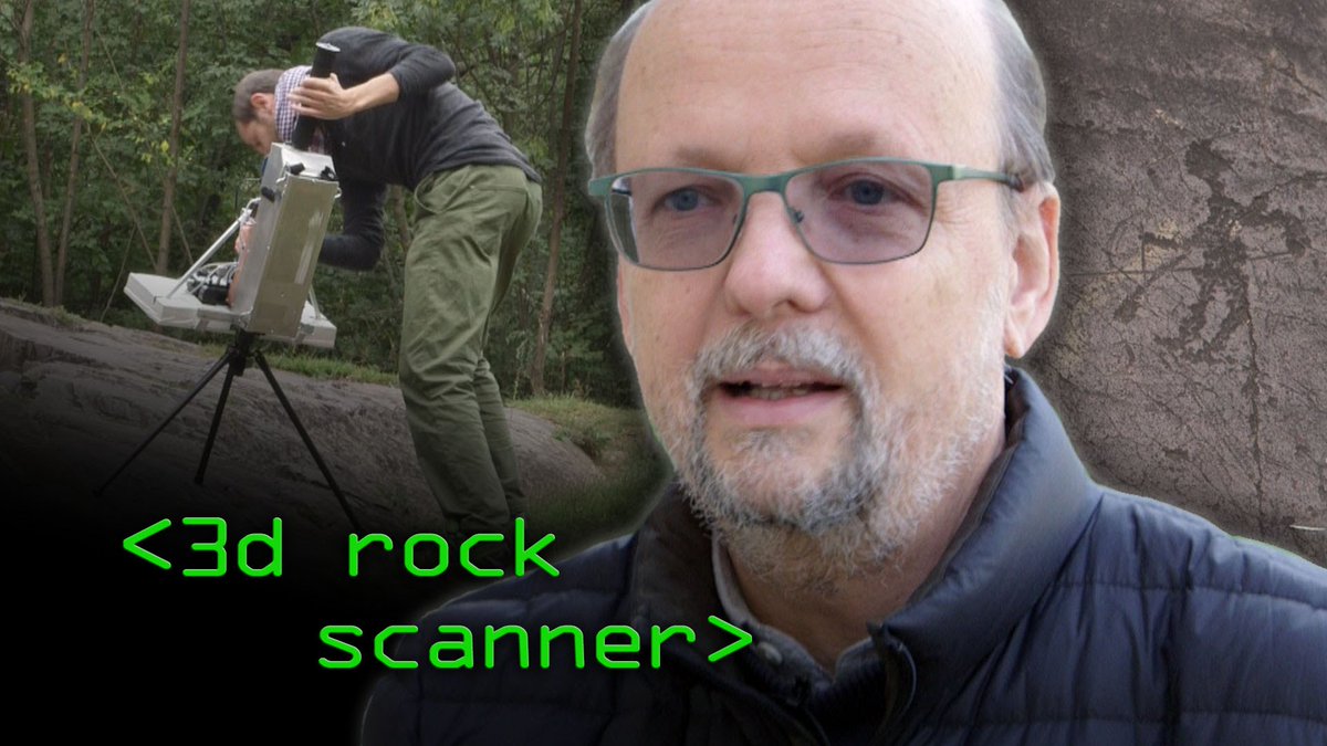 scate's tweet photo. 3D Rock Art Scanner - Computerphile https://t.co/Kvb4E1u95B https://t.co/re0IL8myD4
