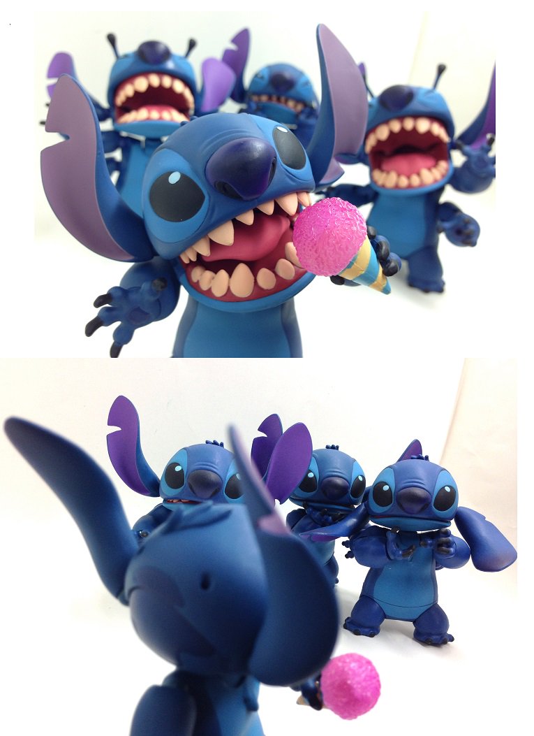 スティッチ 原型】Kaiyodo Revoltech Stitch(原型編號). 626),總高度