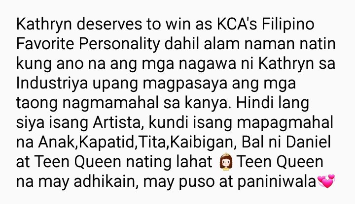 KNSwaggiesBcd_'s tweet photo. I DARE ALL SOLID FANS TO RETWEET THIS FOR OUR QUEEN KATHRYN. 💙 BC WE KNOW THAT KATH WILL WIN!

#VoteKathrynFPP #KCA https://t.co/B5b4d2gV0i