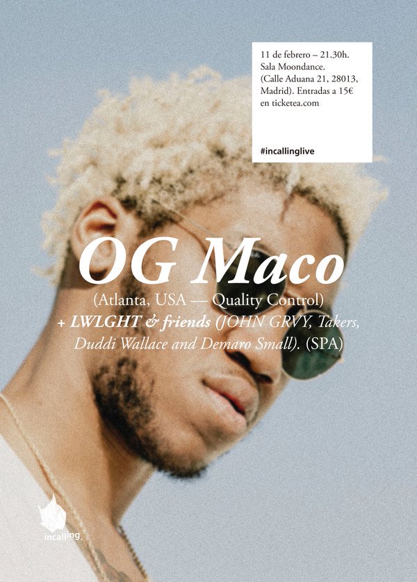 PYRAMIDLANE's tweet photo. ESTE JUEVES @OGMaco (Atlanta, USA) + @Lowlightprod &amp; friends (@JOHNGRVY, @xTAKERSx , @DuddiWallace and @DemaroSmall) https://t.co/xgPzm8fp21