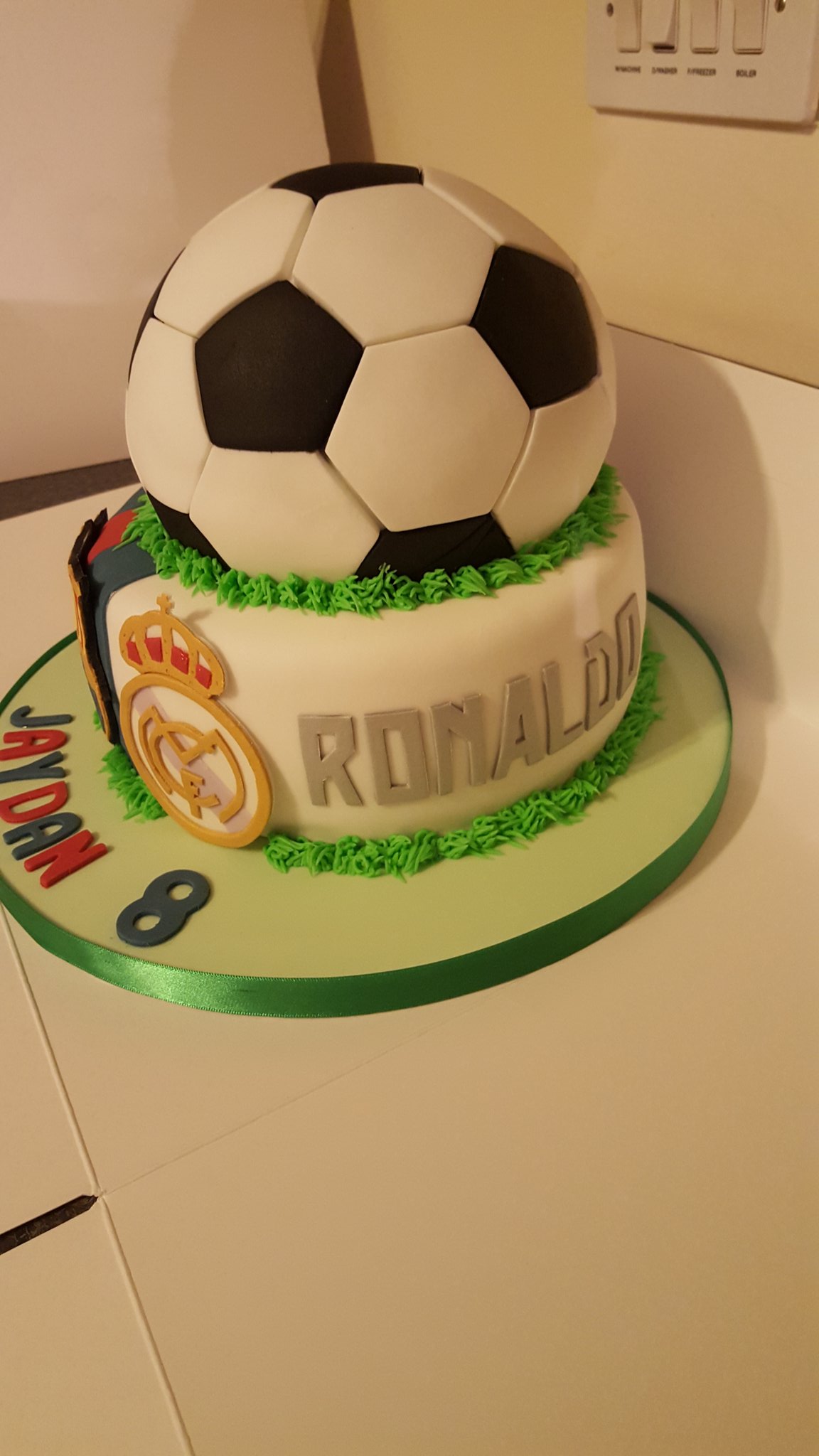 Ronaldo Cake Design | Football Theme Cake Design | 1Kg Football Birthday  Cake | Pardeep Cakes - YouTube