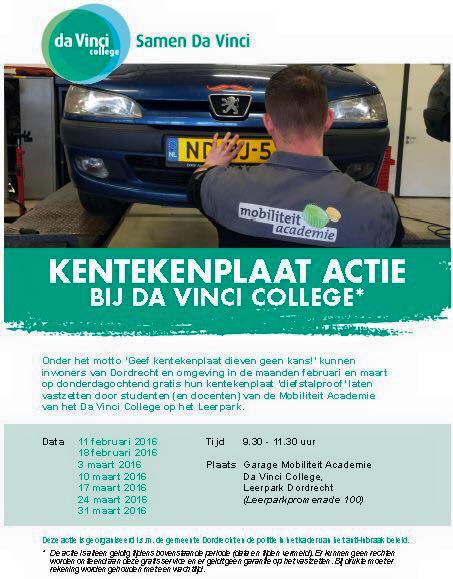 Leerpark1's tweet photo. Gratis je kentekenplaat laten vastzetten @DaVinciCollege, Leerparkpromenade 100 #Dordrecht https://t.co/cdSTg4F2B5"