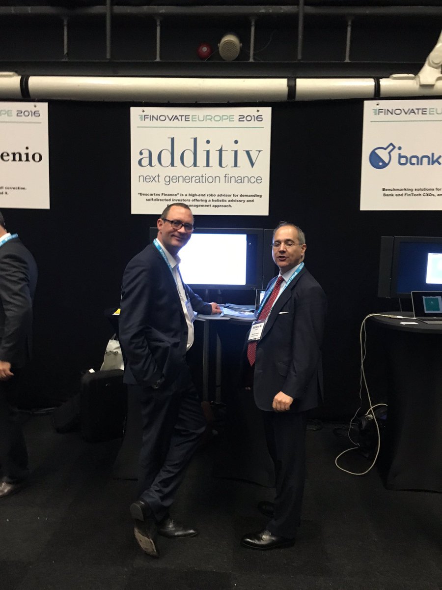 Kleinerm's tweet photo. Great shows and presentations @Finovate London. https://t.co/p1Gj9cc7sP