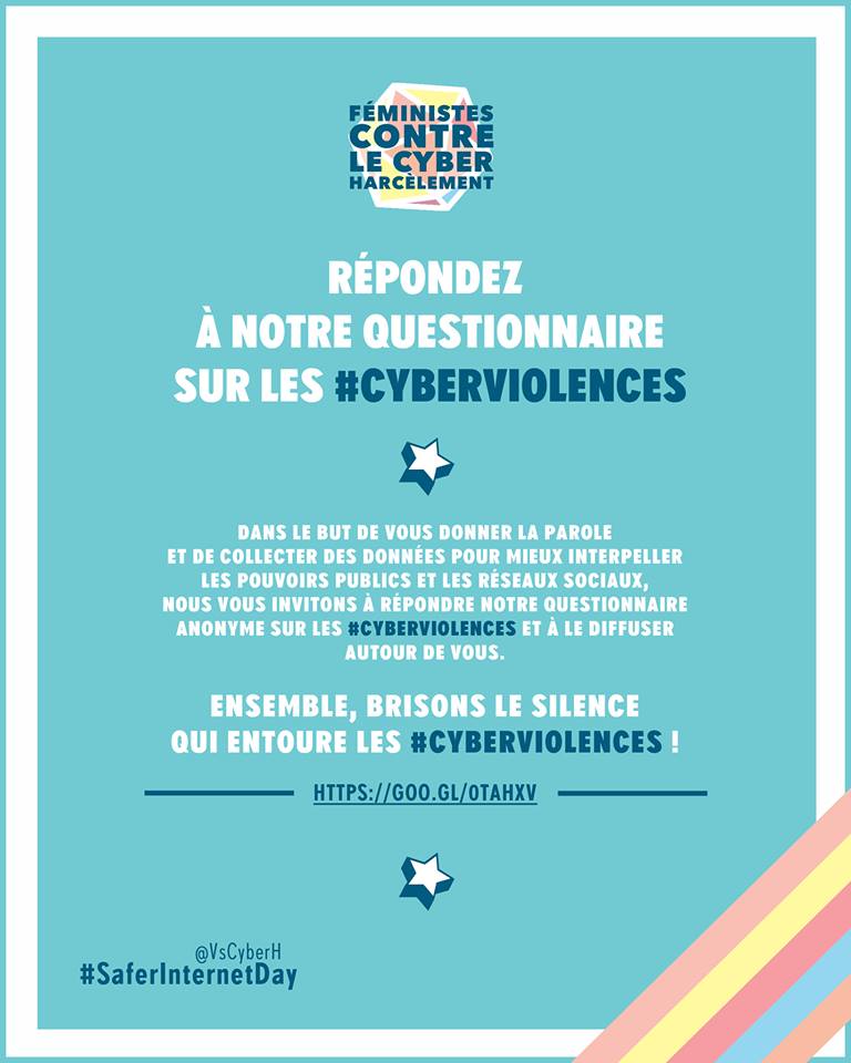 Agissez pour le #SaferInternetDay en participant à notre SONDAGE sur les #CyberViolences ! goo.gl/0TAhxV