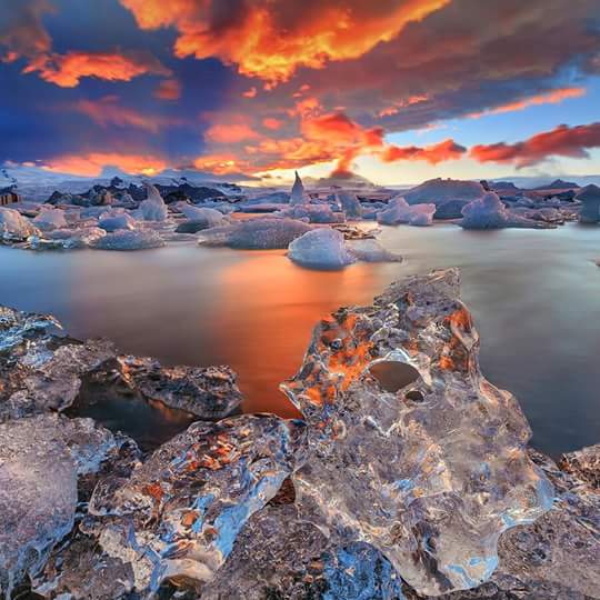 Towherenow's tweet photo. Stunning #landscape #photography ....'Fire and Ice'. ....taken in Iceland...  :) https://t.co/UZF1ouzYDR