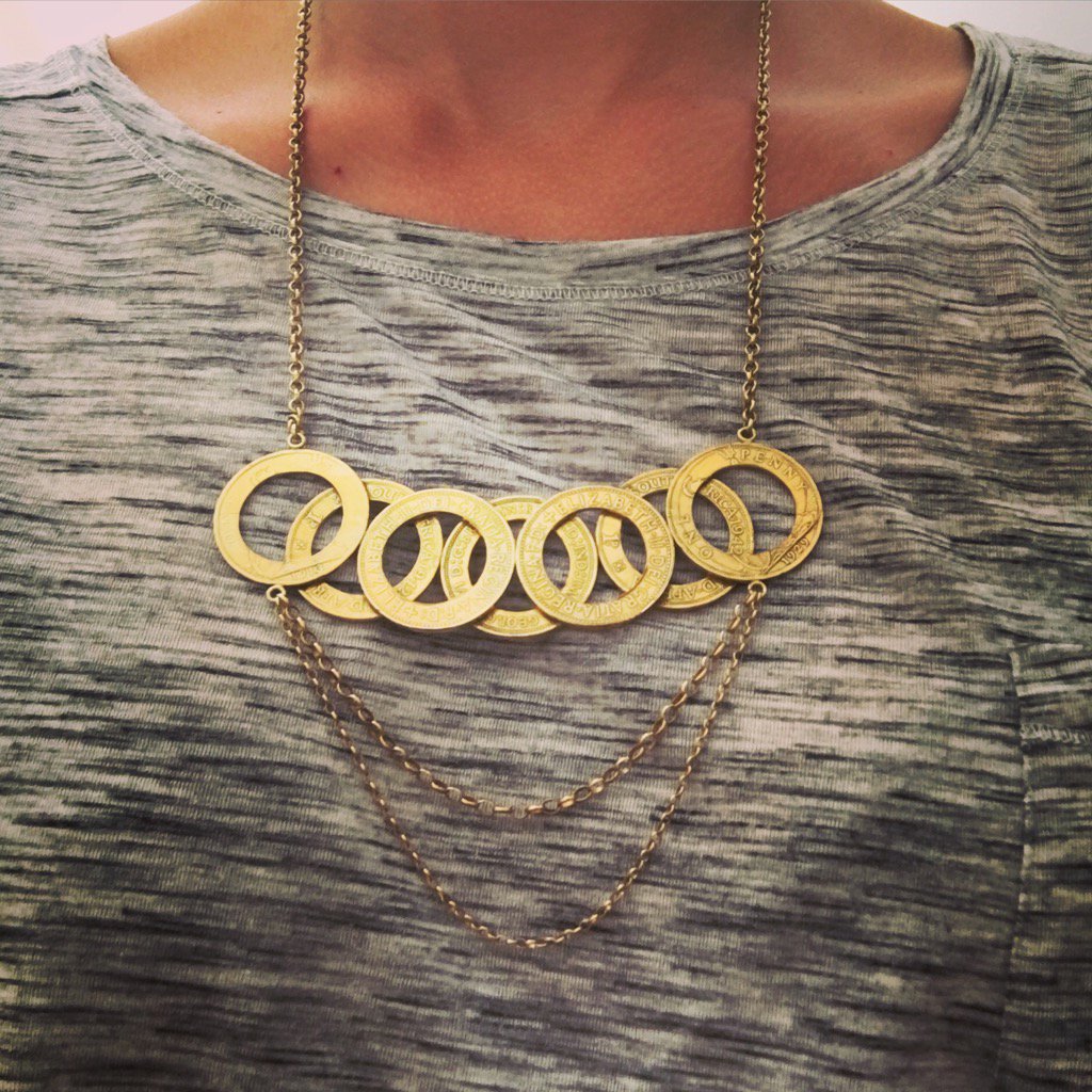 Doing a studio clean out and look at this old exhibition piece I found... Holy moly that's a big necklace!! #custom